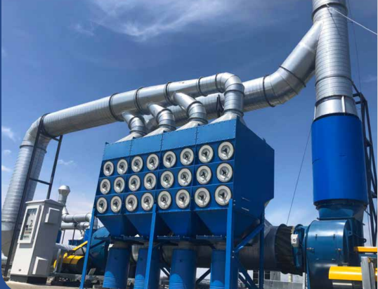 Explosion-Proof Cartridge Dust Collection System for Plastic Manufacturing project photo